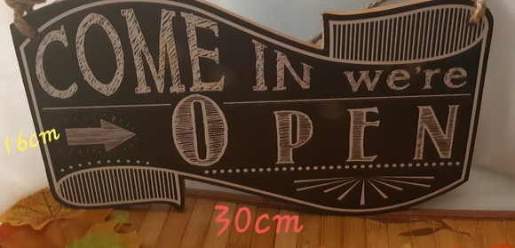 3/$45●Rustic wood style for store-home●2 sides●NEW - Picture 3 of 7